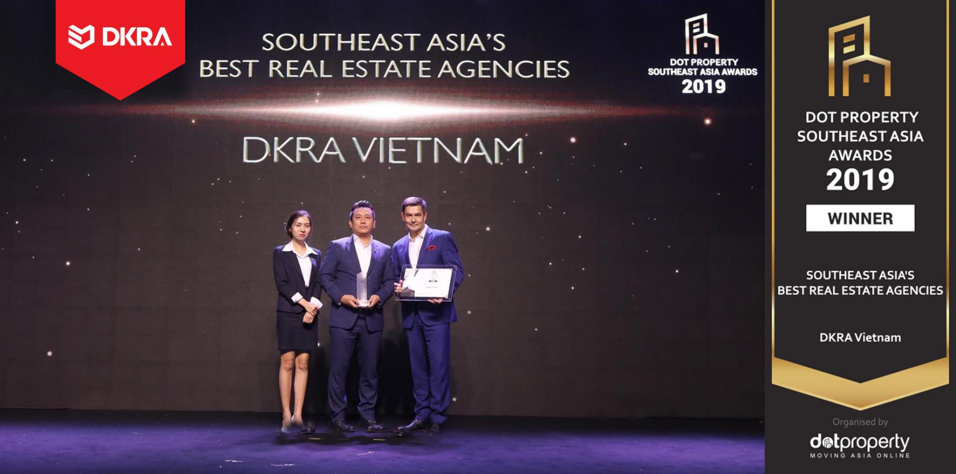DKRA VIETNAM VƯƠN TẦM QUỐC TẾ VỚI GIẢI THƯỞNG “NHÀ PHÂN PHỐI BĐS TỐT NHẤT ĐÔNG NAM Á 2019”