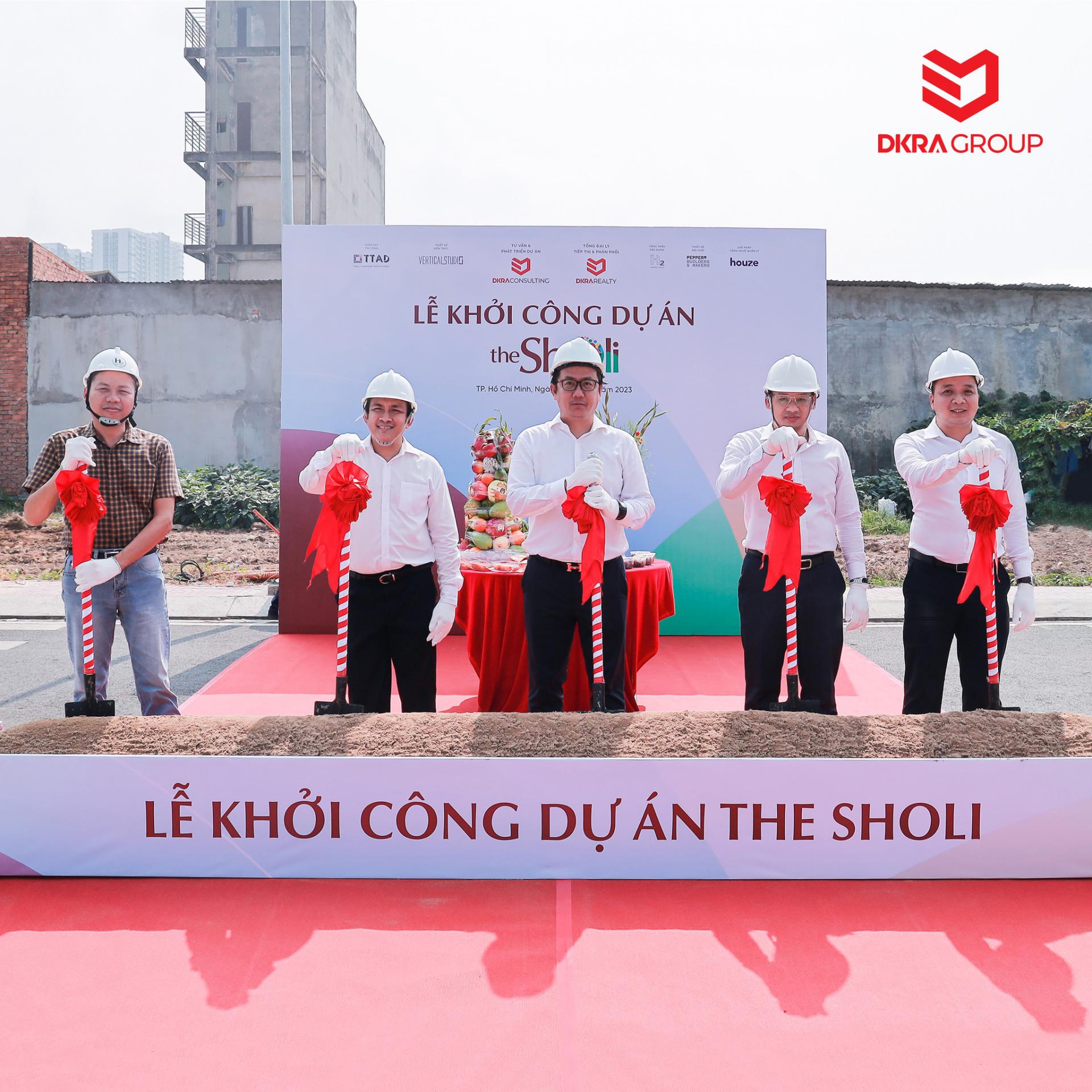 DKRA CONSULTING CHÍNH THỨC KHỞI CÔNG DỰ ÁN NHÀ PHỐ THƯƠNG MẠI CAO CẤP THE SHOLI