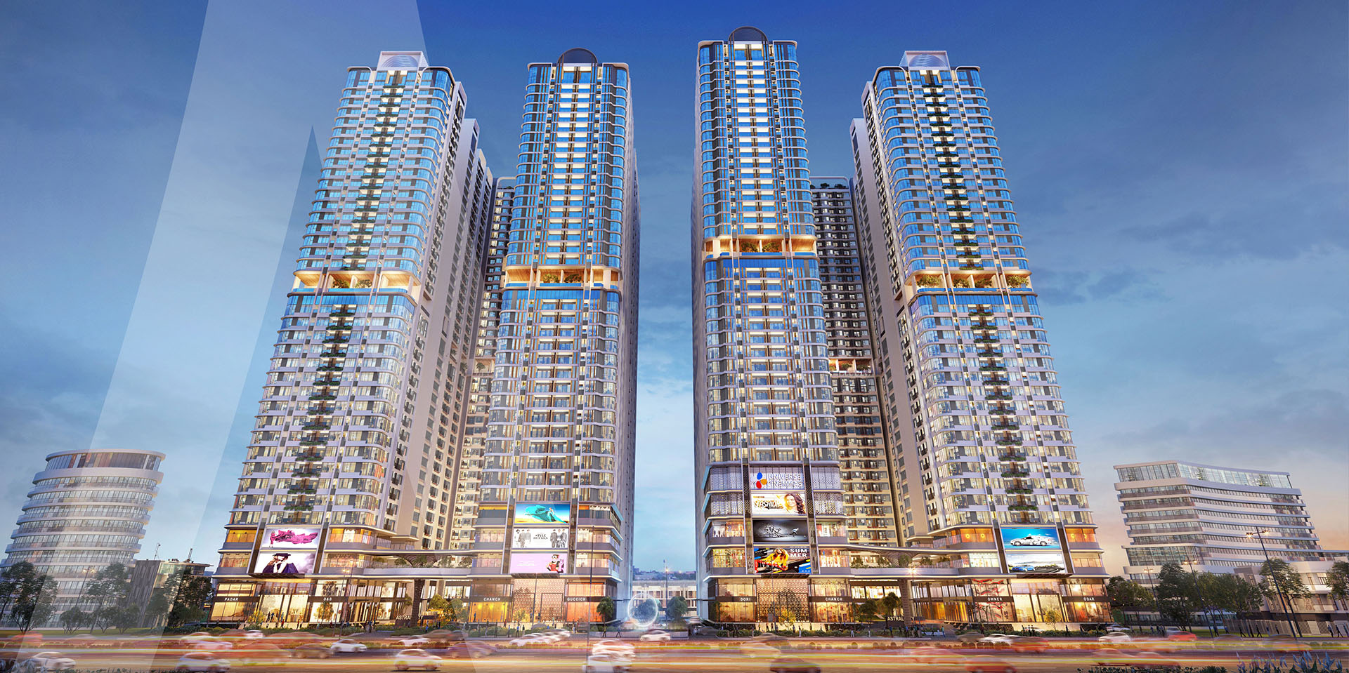 PHỨC HỢP THƯƠNG MẠI<br>& CĂN HỘ CAO CẤP<br><b>ASTRAL CITY</b>